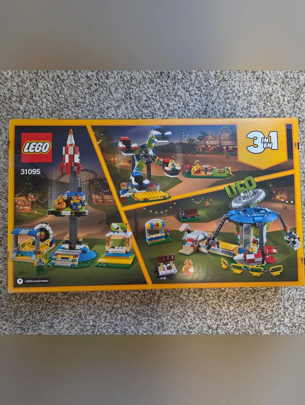LEGO Creator 3-in-1 31095 Fairground Carousel BRAND NEW SEALED RETIRED